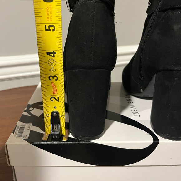 Women's Black Suede Boots Worn 1x Excellent condition Kelly & Katie Size… - Picture 3 of 14